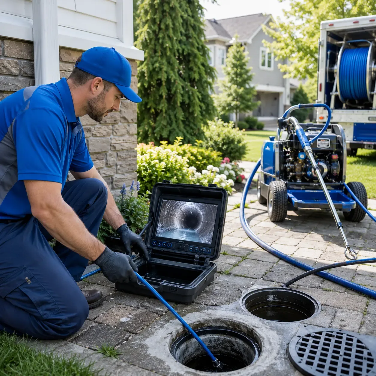 Outdoor drain cleaning professionals serving Center Conway, NH